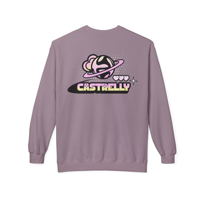 Castrelly Crewneck — Pastel Space Graphic Crewneck