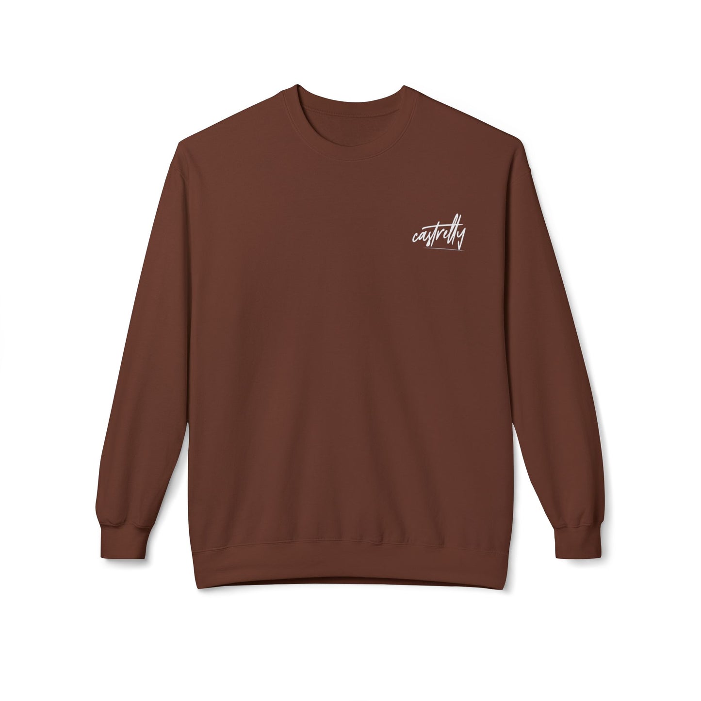 Castrelly Crewneck — Minimal Castrelly Logo