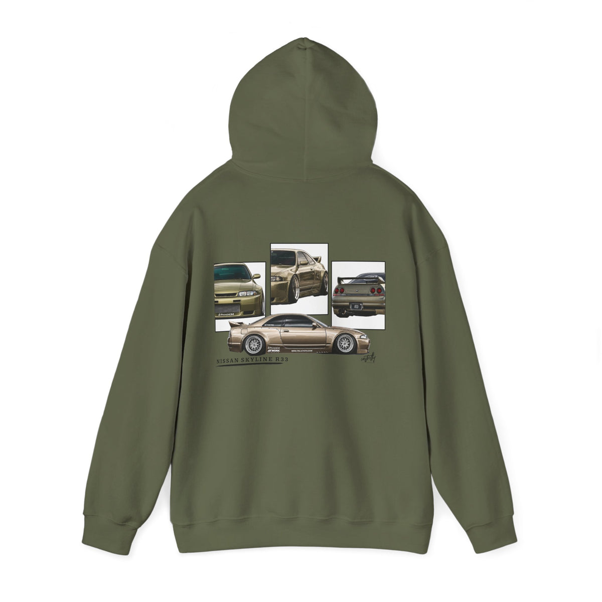 Nissan Skyline GT-R R33 Hoodie — CaseR33 X Castrelly