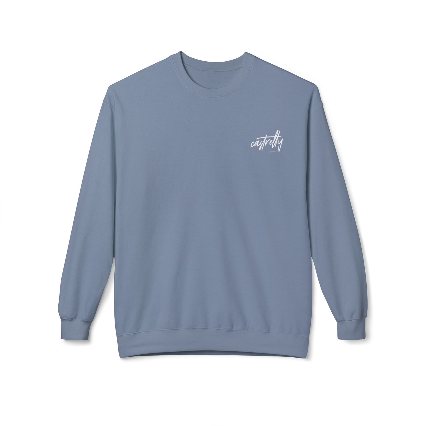 Castrelly Crewneck — Minimal Castrelly Logo