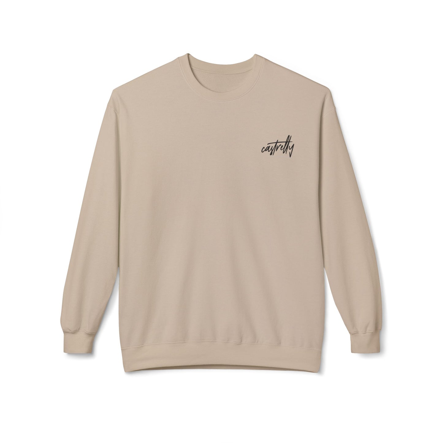 Castrelly Crewneck - Blue Green Cosmic Graffiti